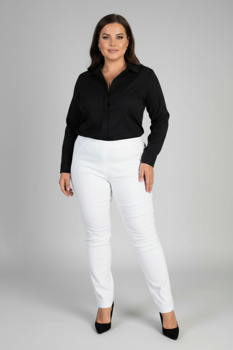 Bengaliny 02 – regular - białe -przód