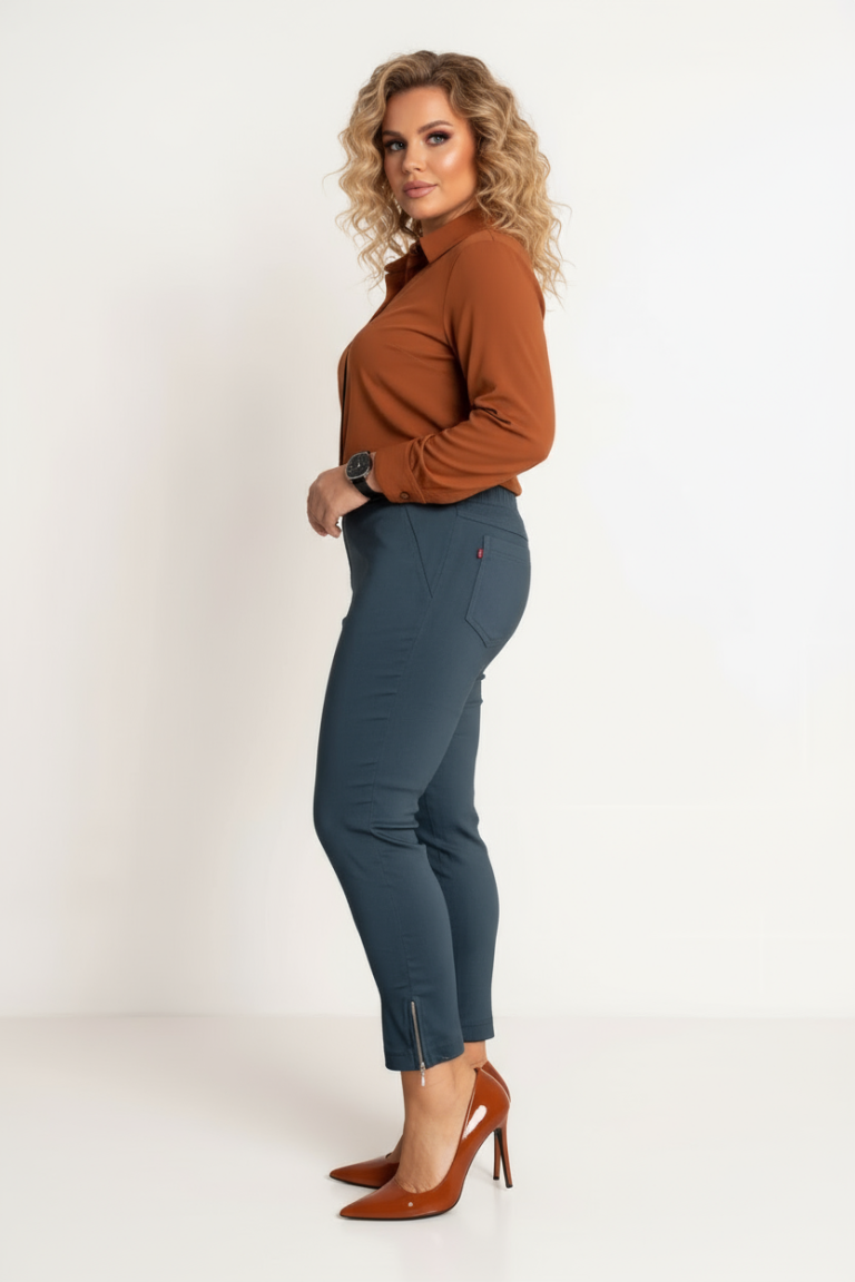 Bengaliny 04 – 7/8 slim fit -CEVLAR Fashion – granat