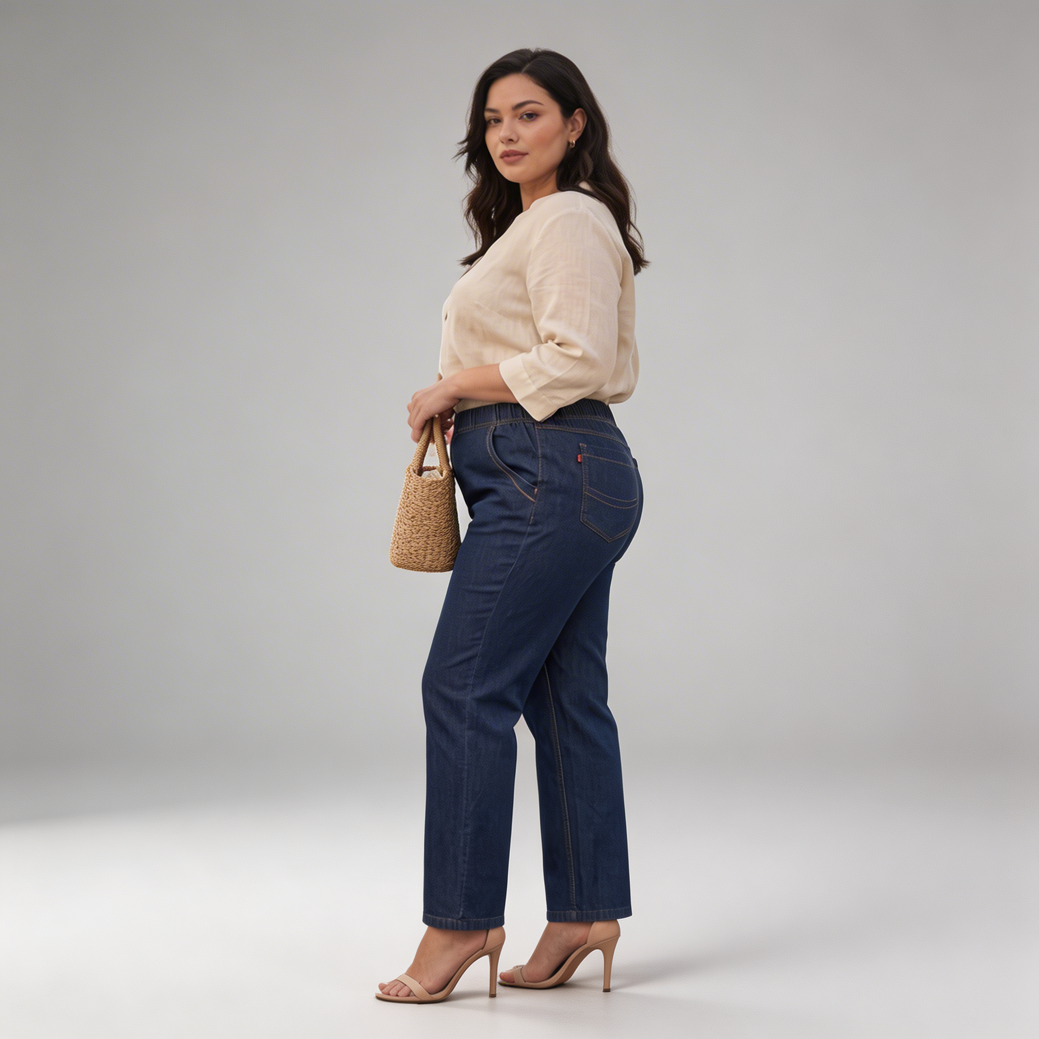 Jeangaliny 08 – Regular Fit - granat - bok